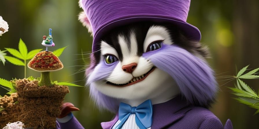 Alice in Wonderland: Psychedelic Nude Fantasy