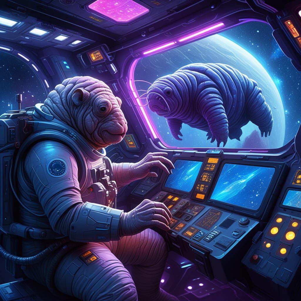 Tardigrade Space Explorer Soars Through Cosmic Vastness in V...