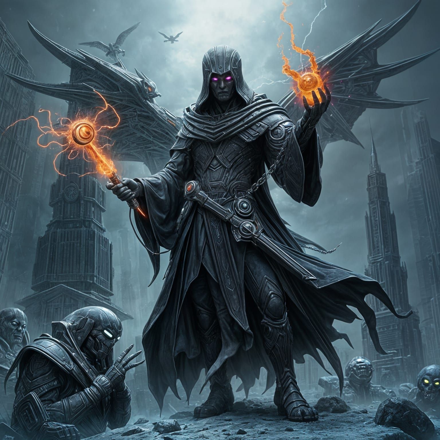 Ethereal Dark Knight of Xeomniborvian Sorcery