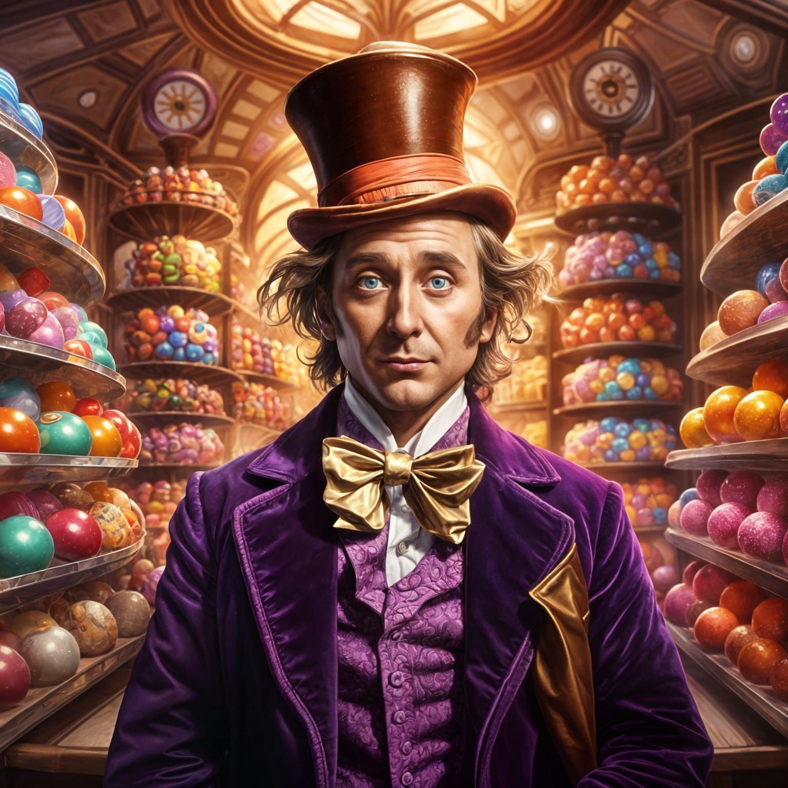 Willy Wonka's Wonderful Candy Store Portrait