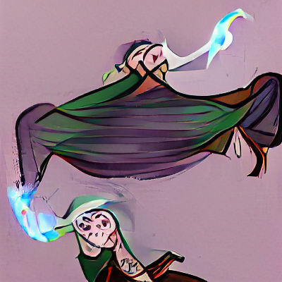 Elf Wizard Character Art