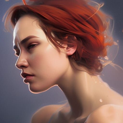 Detailed Portrait of an Angry, Sad Woman in Unreal Engine