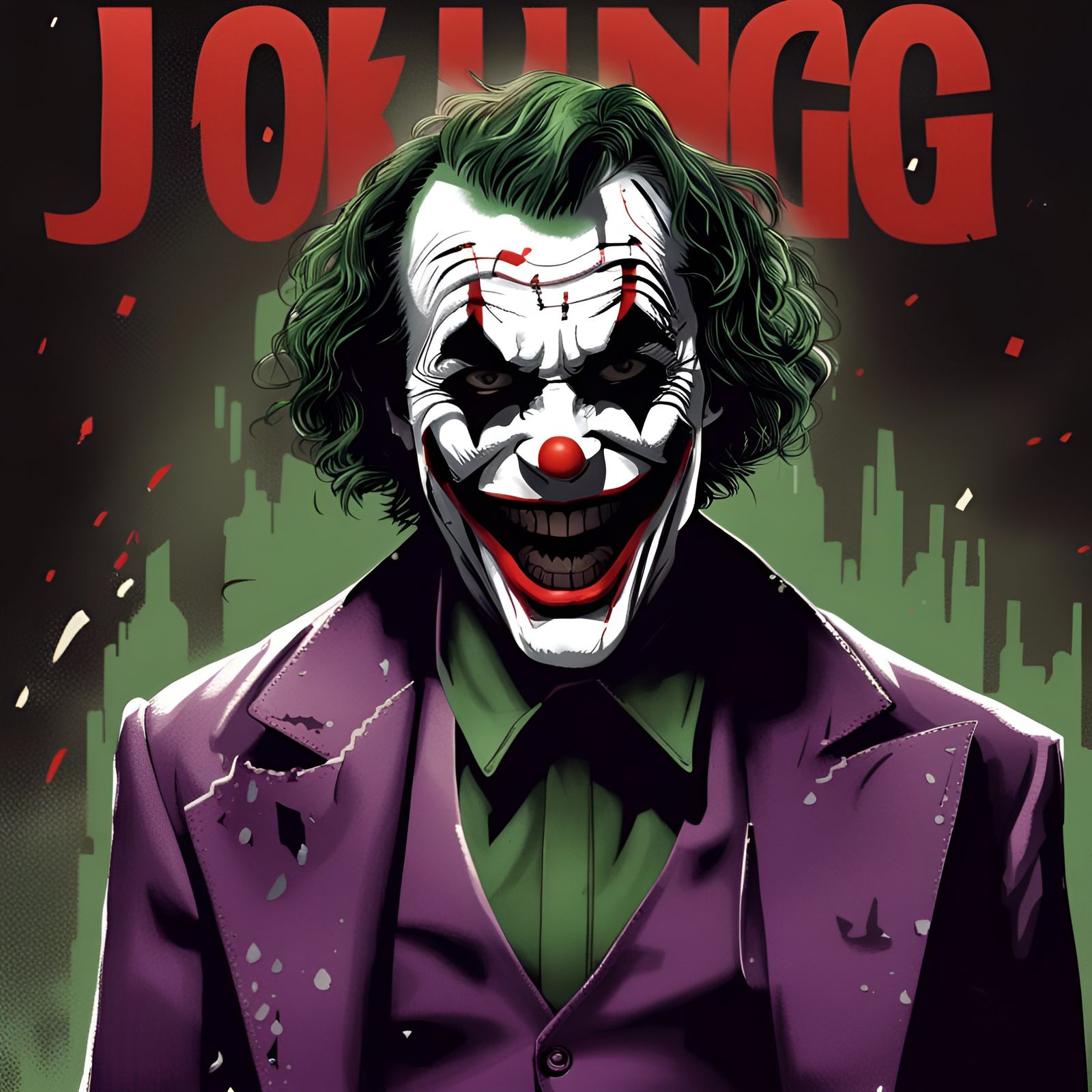 Joker as The Shining Cover Art