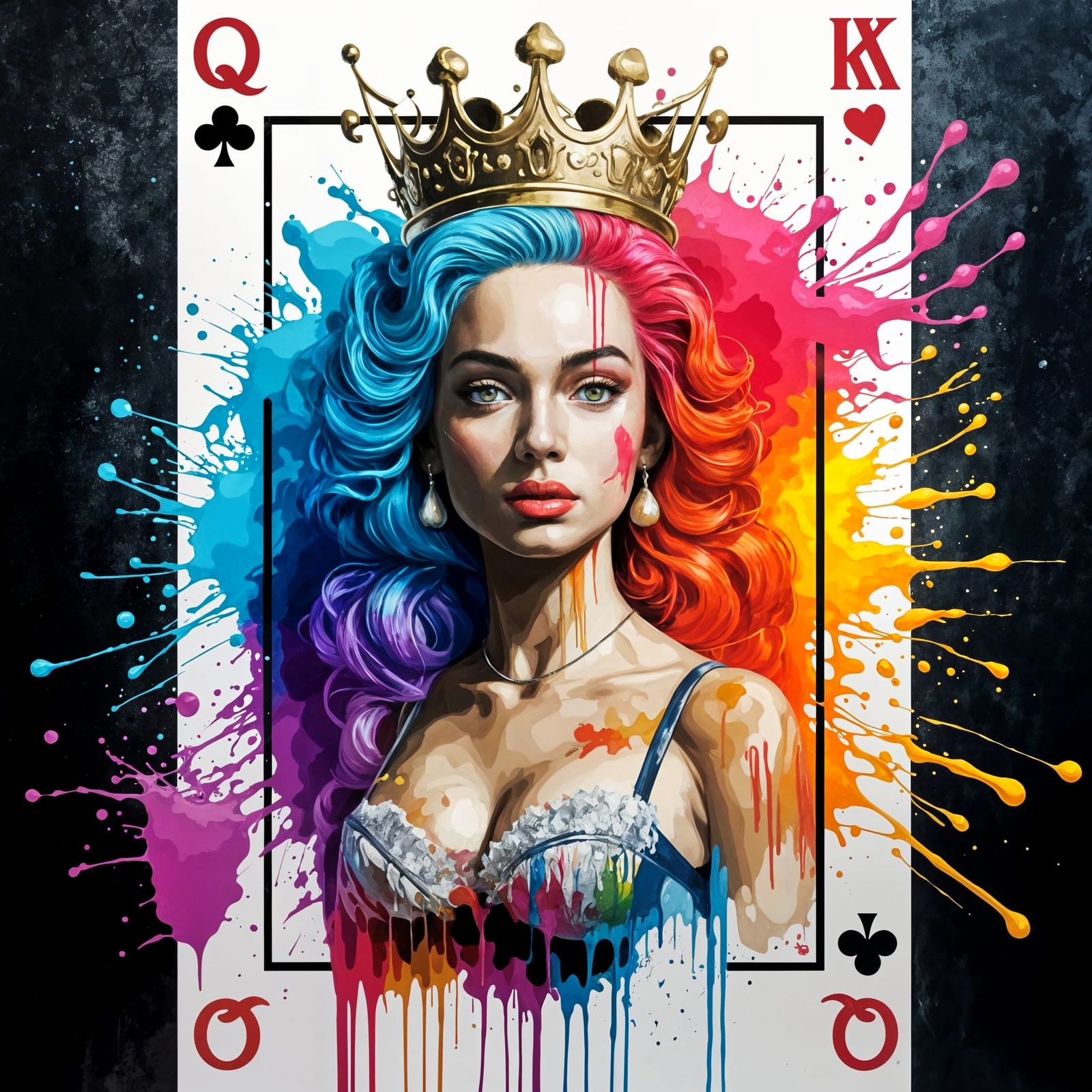 Vibrant Street Art Masterpiece in Graffiti Style