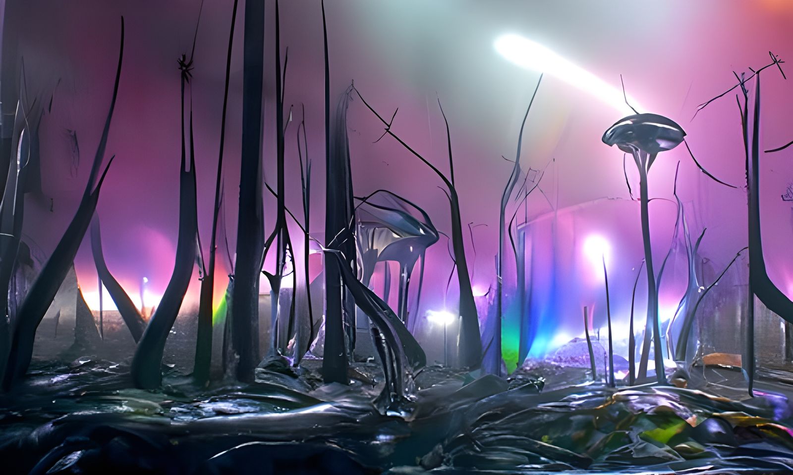 Alien Spider Invasion: High-Tech Sci-Fi Concept Art