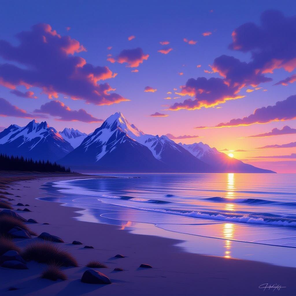 Panoramic Nature Vistas: Mountains, Sea, and Forest