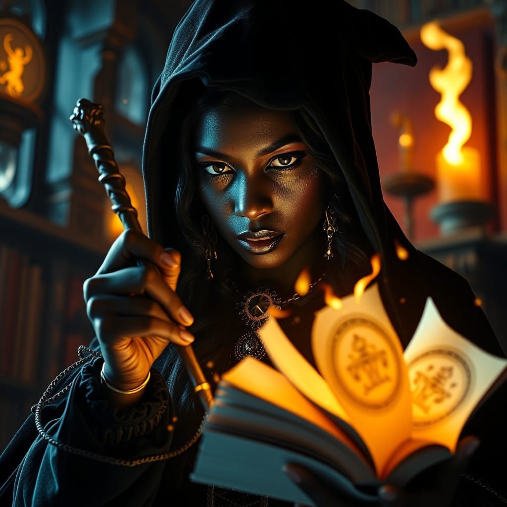 Resplendent Sorceress in Arcane Tower