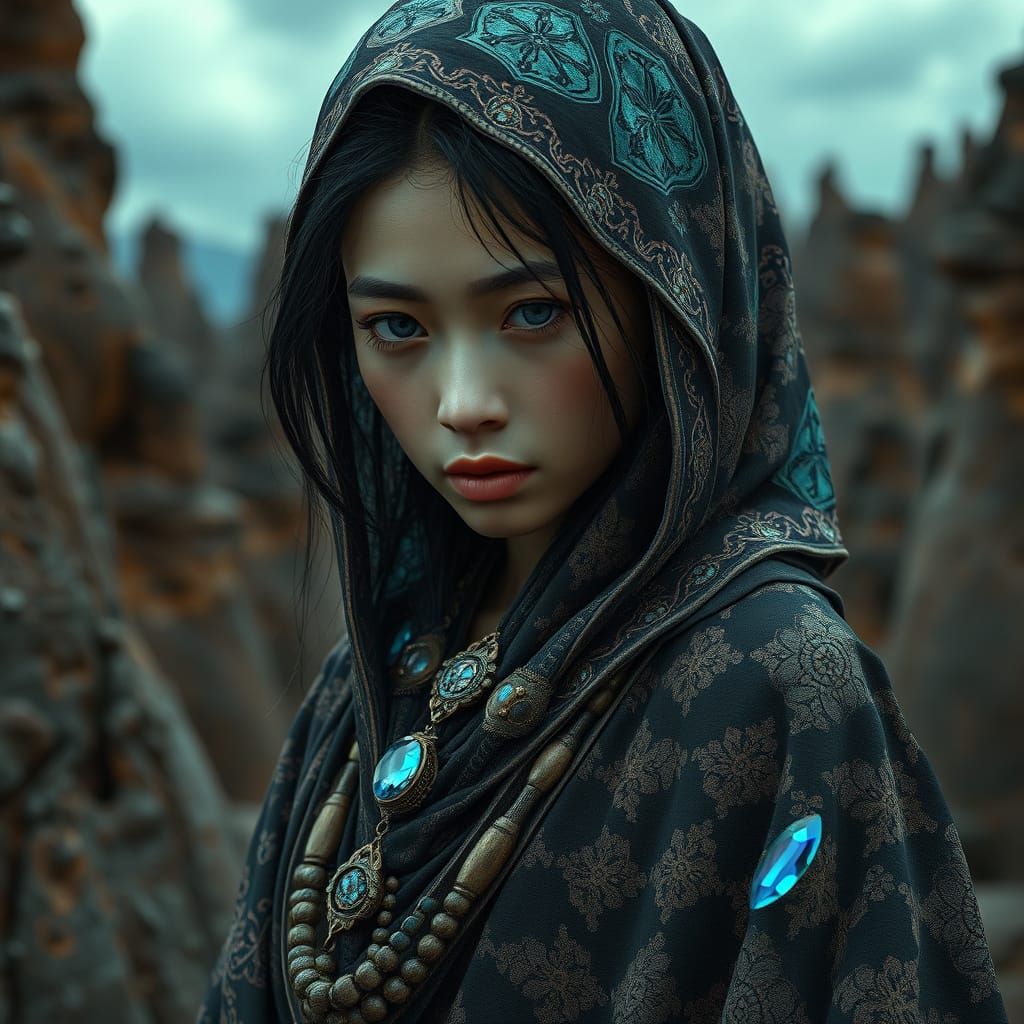 Encased in birefringent tsingy Labradorite Japanese my exquisite sadness stumbles over load-bearing humility into sparkl...