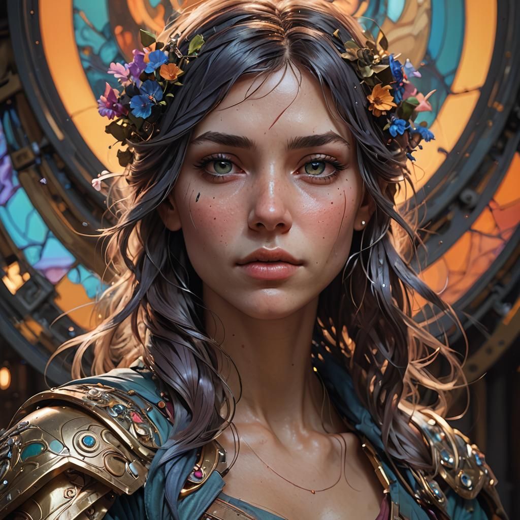 Detailed Portrait with Dynamic Lighting in Unreal Engine