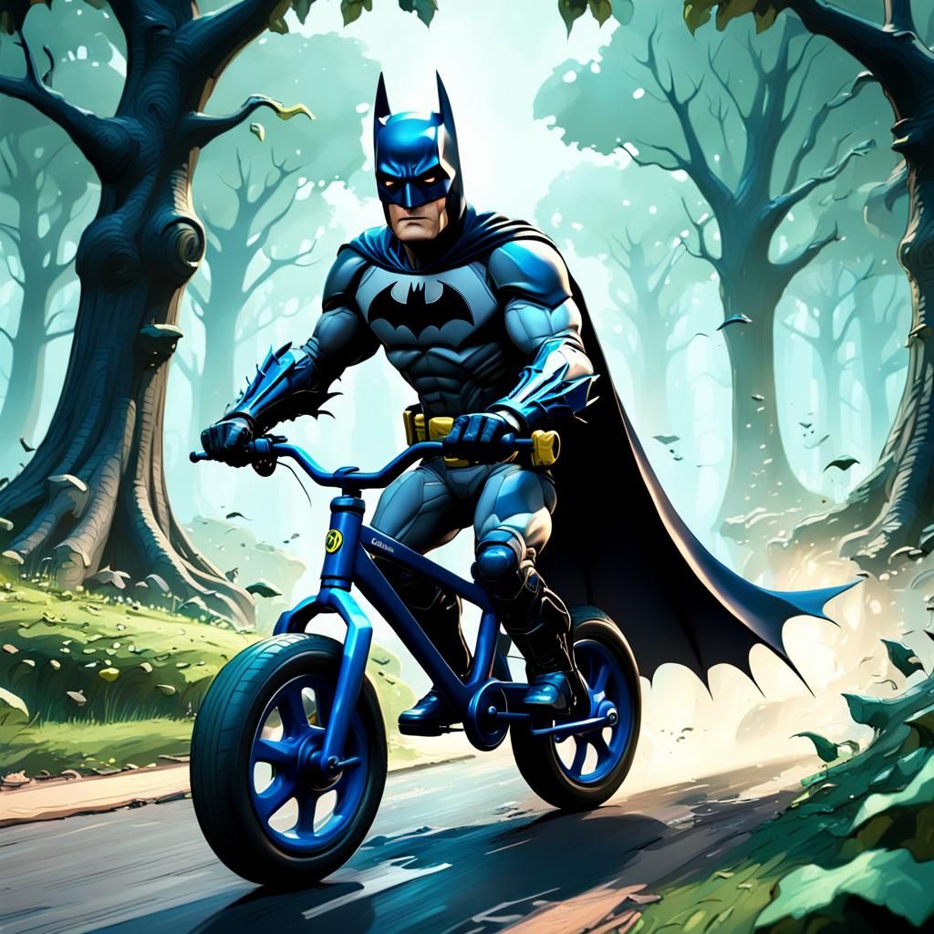 Batman's Training Ride: Detailed Matte Painting