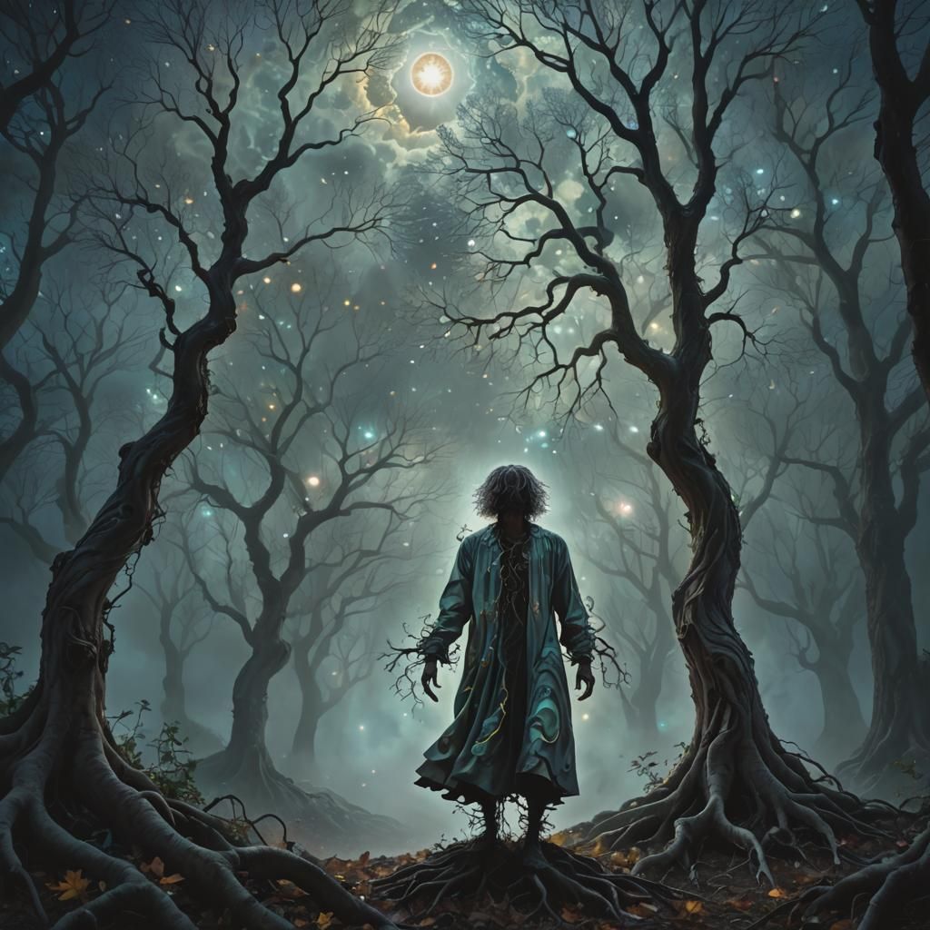 Ethereal Tree of Life in Surrealist Style