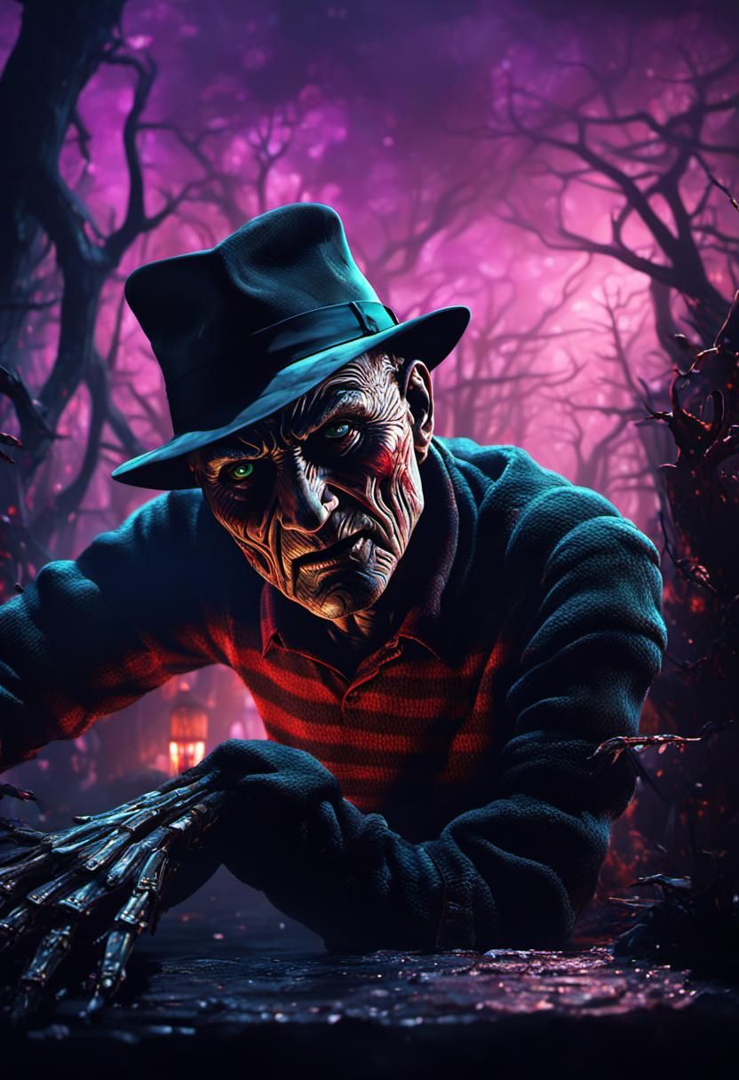 Freddy Kruger Dreamscape in Unreal Engine