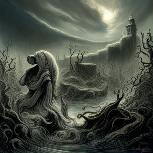 Haunting Underwater World Inspired by Doré