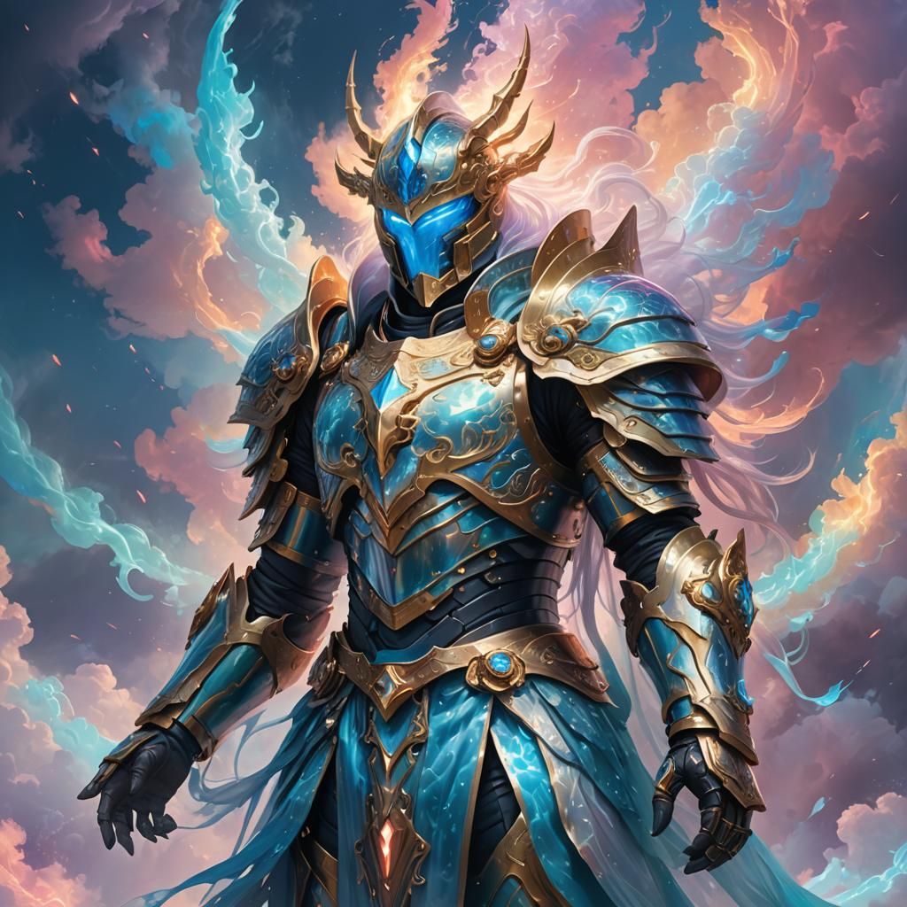 Armored Guardian Spirit of Knowledge: Digital Magic Realism