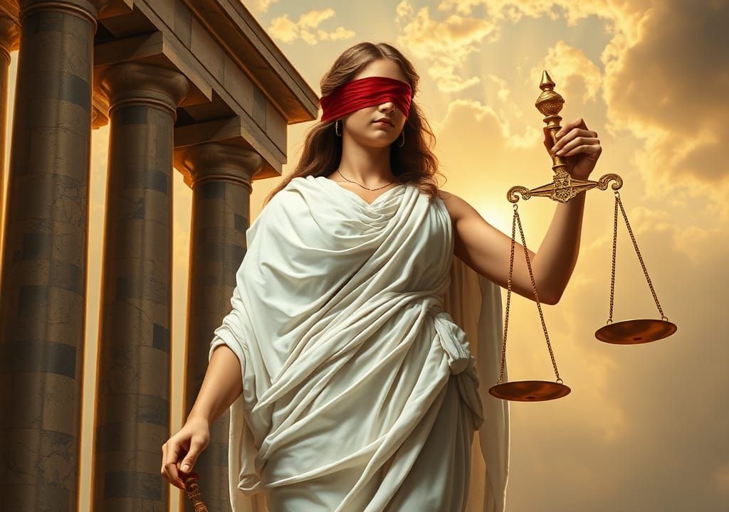 Themis: Goddess of Justice in Classical Style