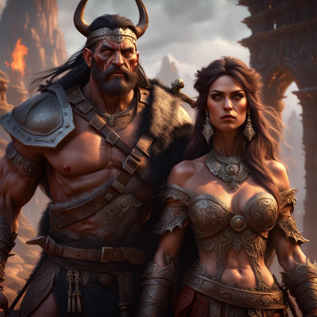 Epic Warrior Couple - Got The Most Likes