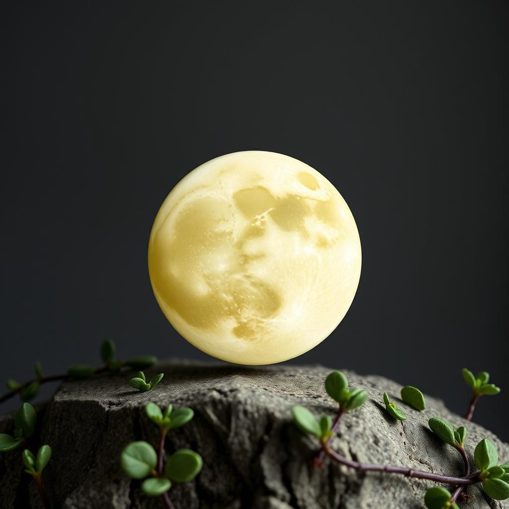 Moon Made of Sage Derby Cheese