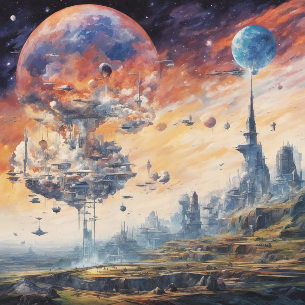 SDXL 1.0 Dreams: An AI's Abstract Interpretation