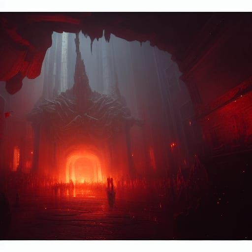 Orpheus in the Underworld: Dark Fantasy Concept Art