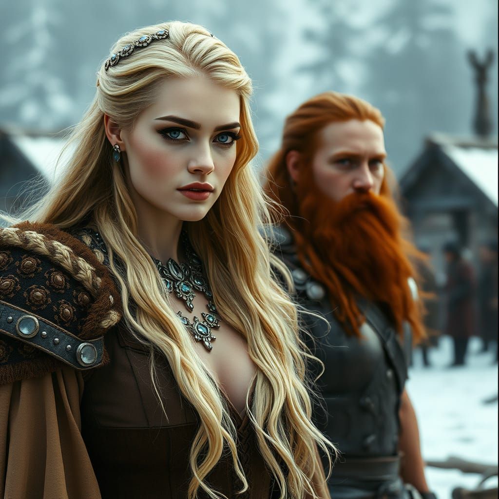Ethereal Goddess in Viking Village