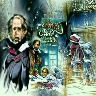 A Christmas Carol: Victorian Christmas Scene