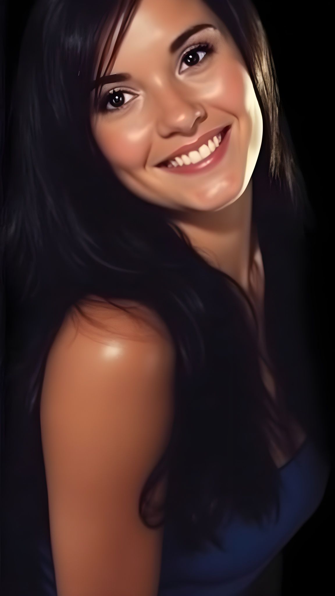 Irresistible Charm Captured in Cross Hatch Style