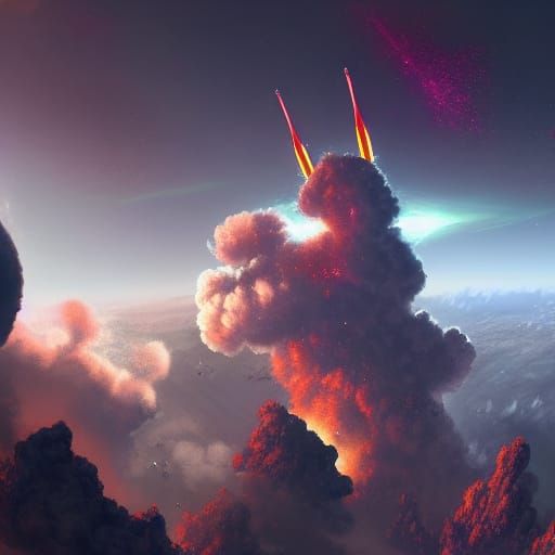 Gorillas Attack During Nuclear Missile Launch