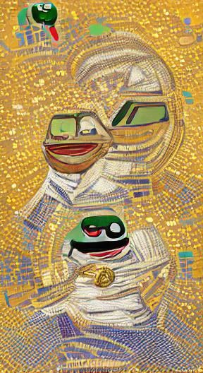 Bitcoin, Illuminati, Pepe Meme Minimalist Design