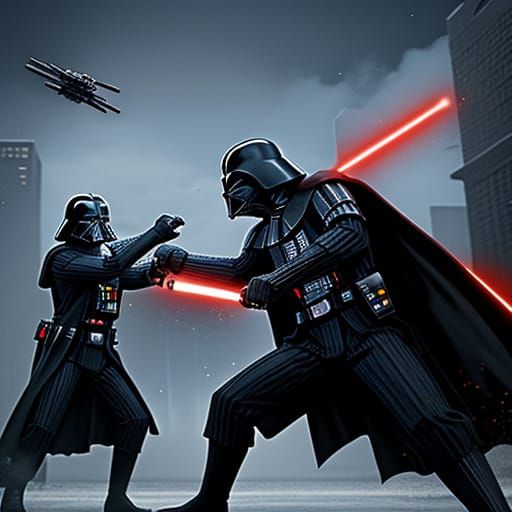 Darth Vader Lightsaber Duel