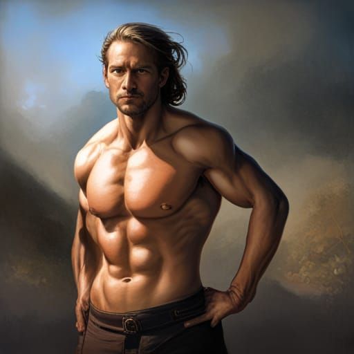 Imposing Warrior Shielding Against Burning Castle