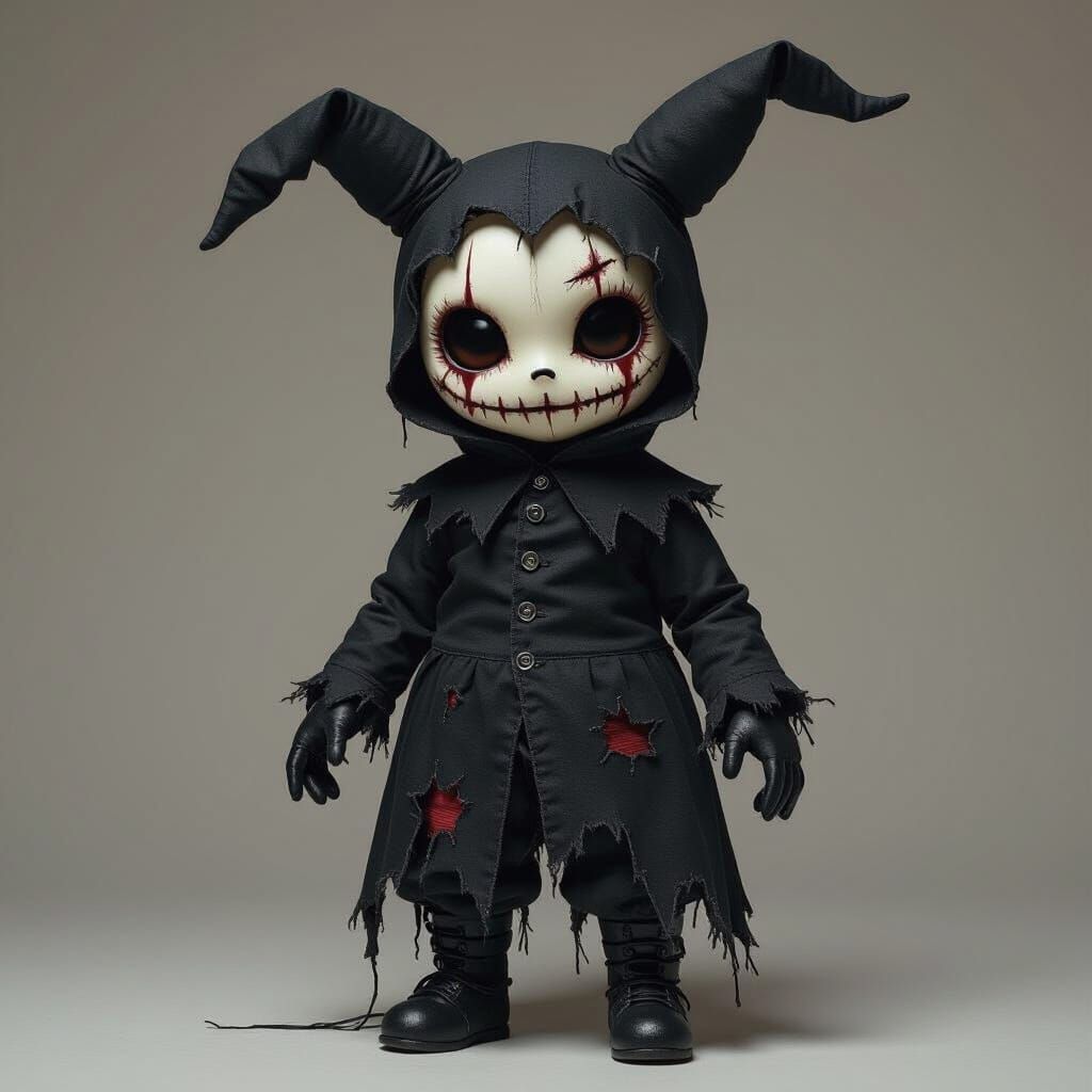 Creepy Doll Fusion: Mimikyu and Korn Album Art