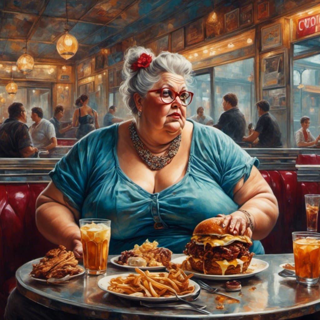 Realistic Photo of a Curvy Woman Working