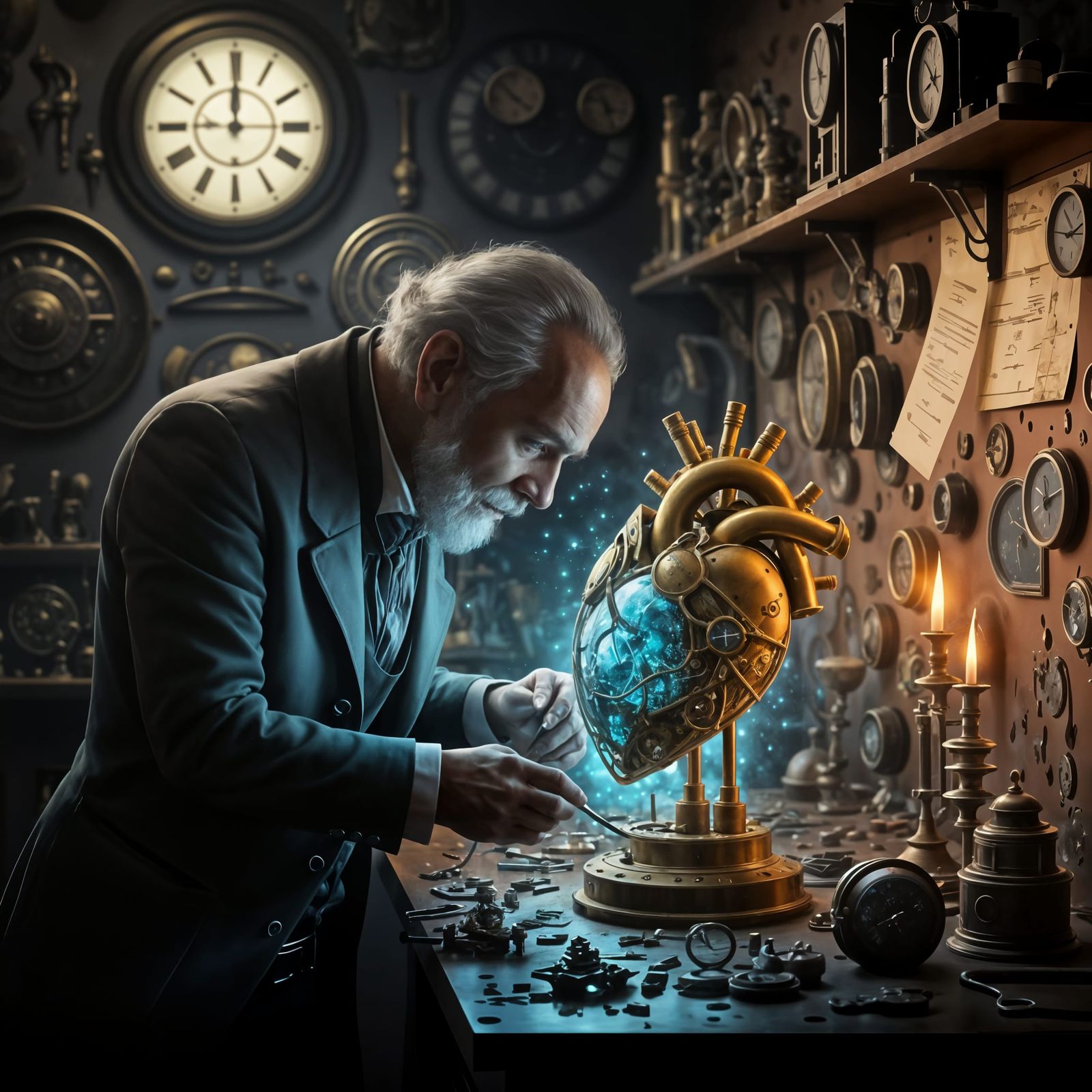 The Weary Clockmaker's Last Gift