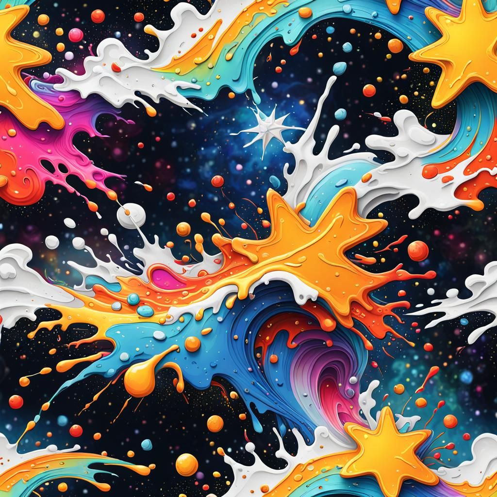 Colorful Fantasy Fabric Art in Ultra HD