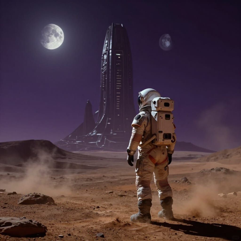 Astronaut Discovers Alien Ruin on Mars-Like Planet