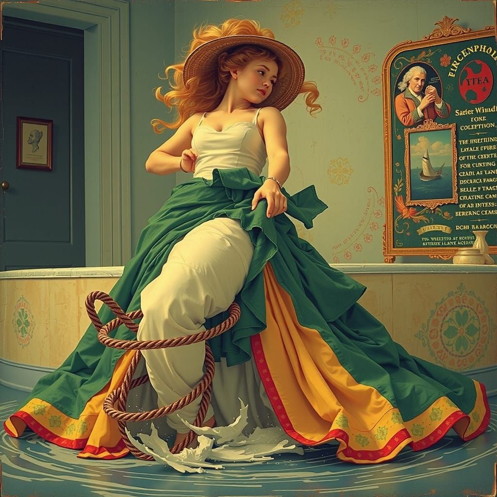 Dynamic Swirls and Vortex Motion Abstract Art