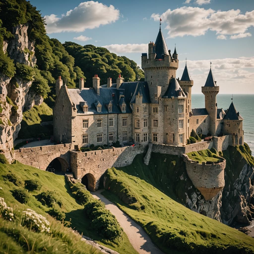 Welsh Dish Served in Normandy Castle: Photography