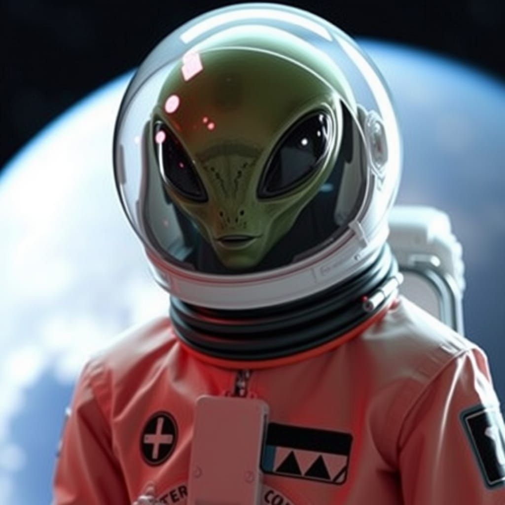 Cyberpunk Alien Spacesuit