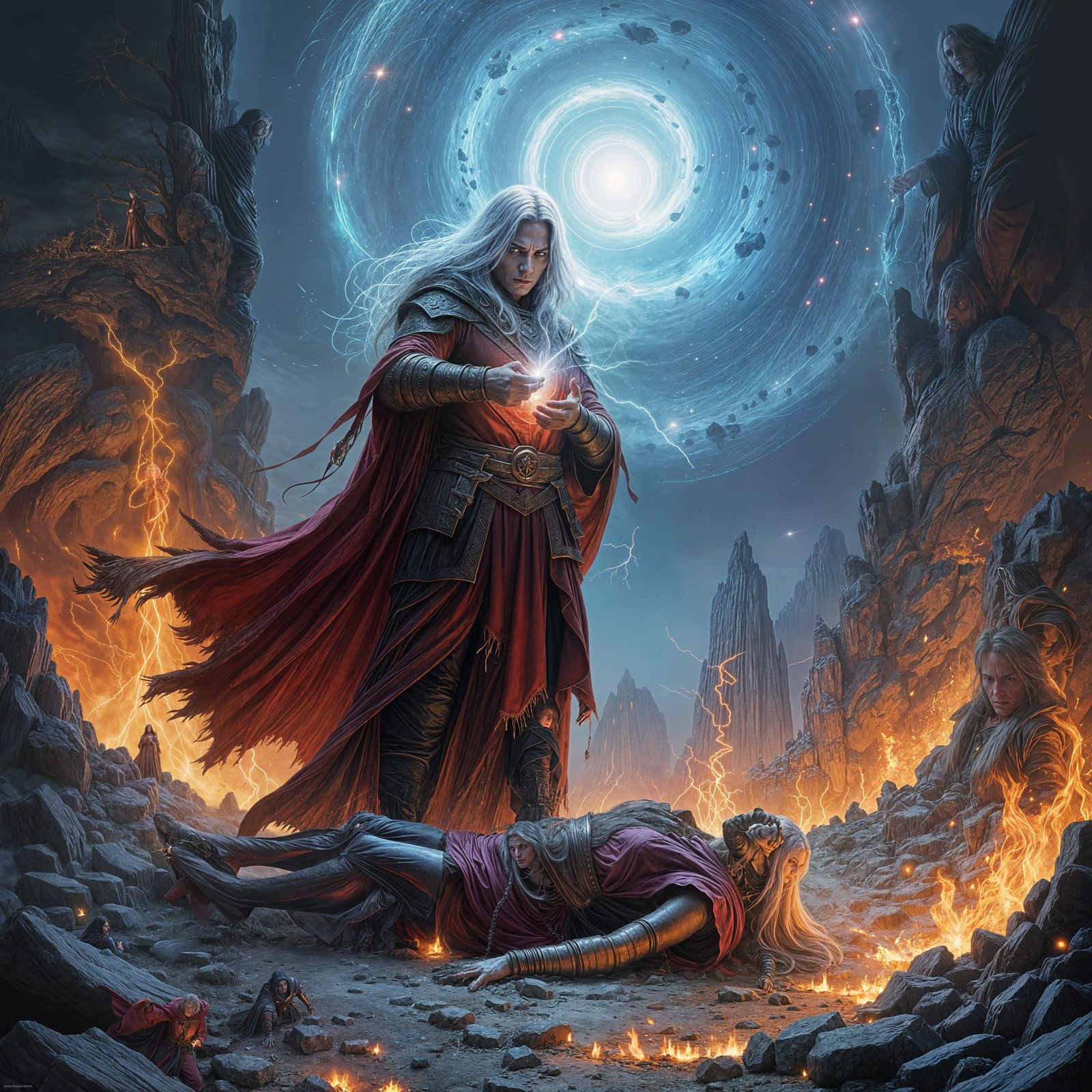 Epic Mage Battle: Raistlin Majere Triumphs Over Fistandantil...