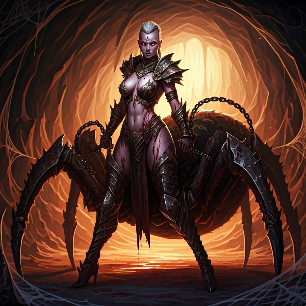 Brutal Drider War-Queen in Underdark Arena