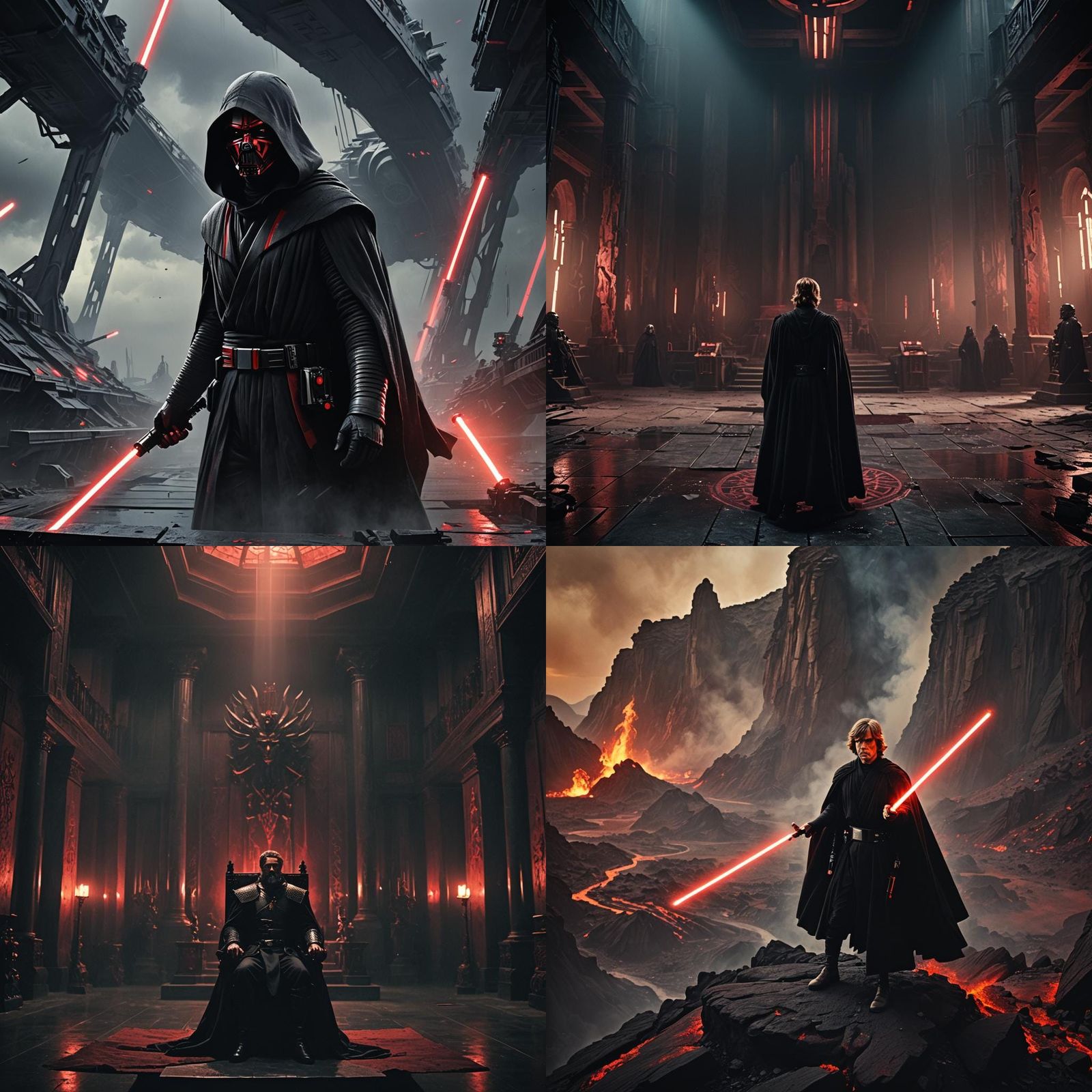 Luke Skywalker as Sith Lord: Cinematic Render