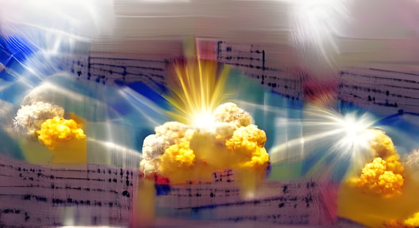 Ethereal Atomic Music in Divine Sunlight