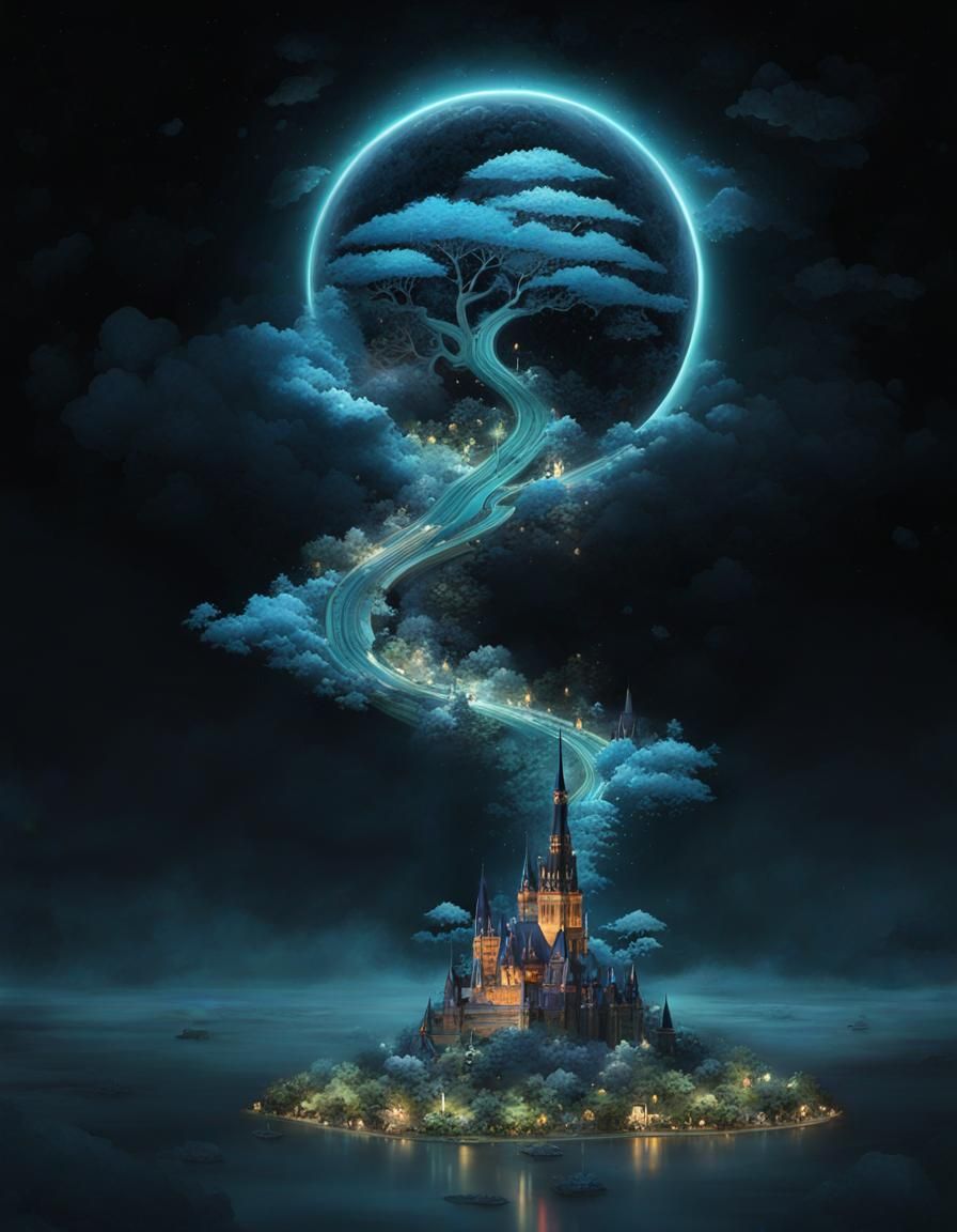 Goddess of Summer Solstice in Art Deco Style