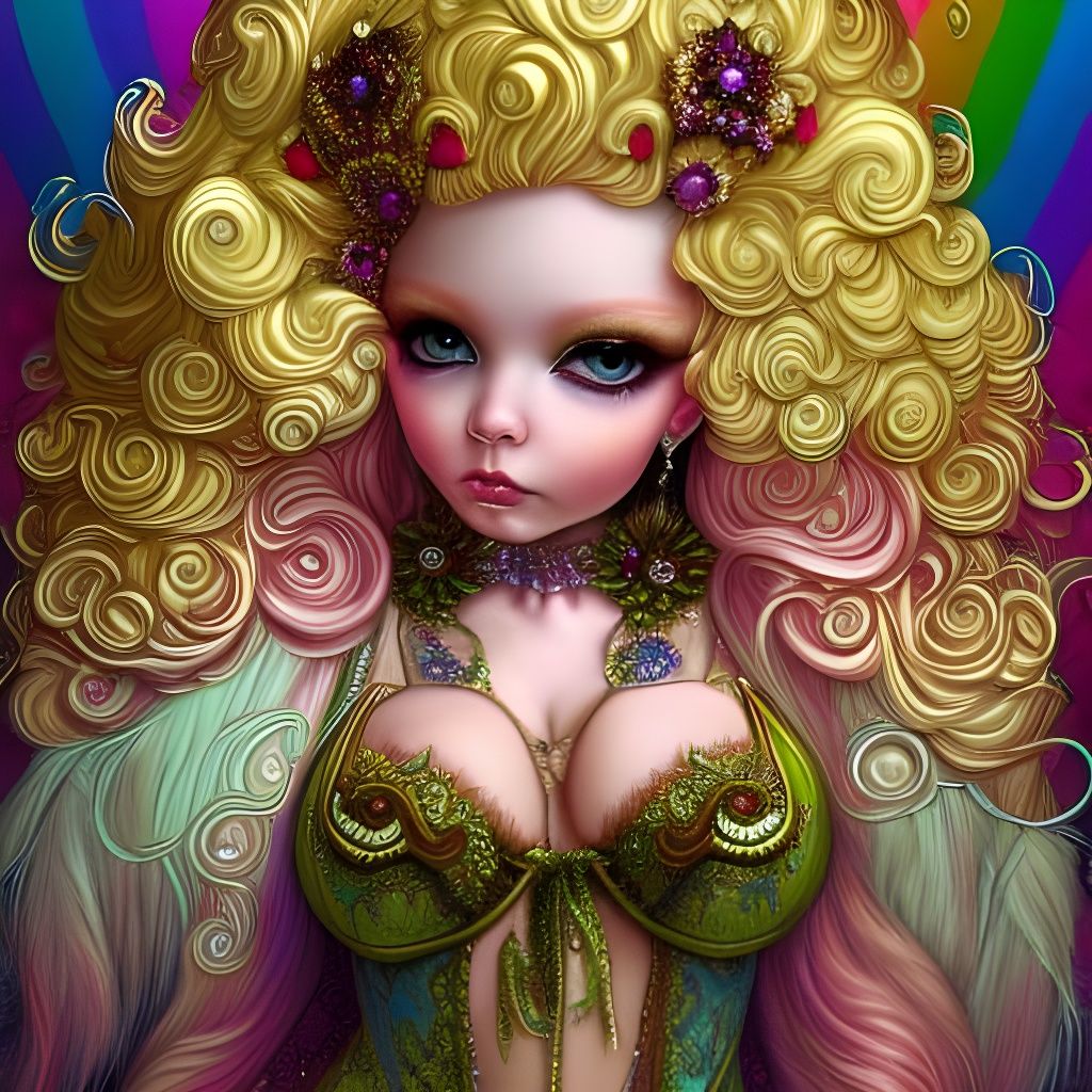 Hyperdetailed Iridescent Filigree in Digital Art Style