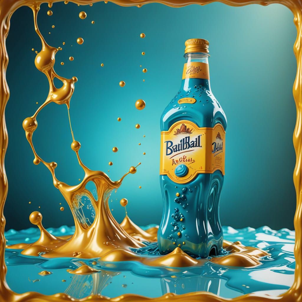 Surreal Baja Blast Ad in a Dreamlike Style