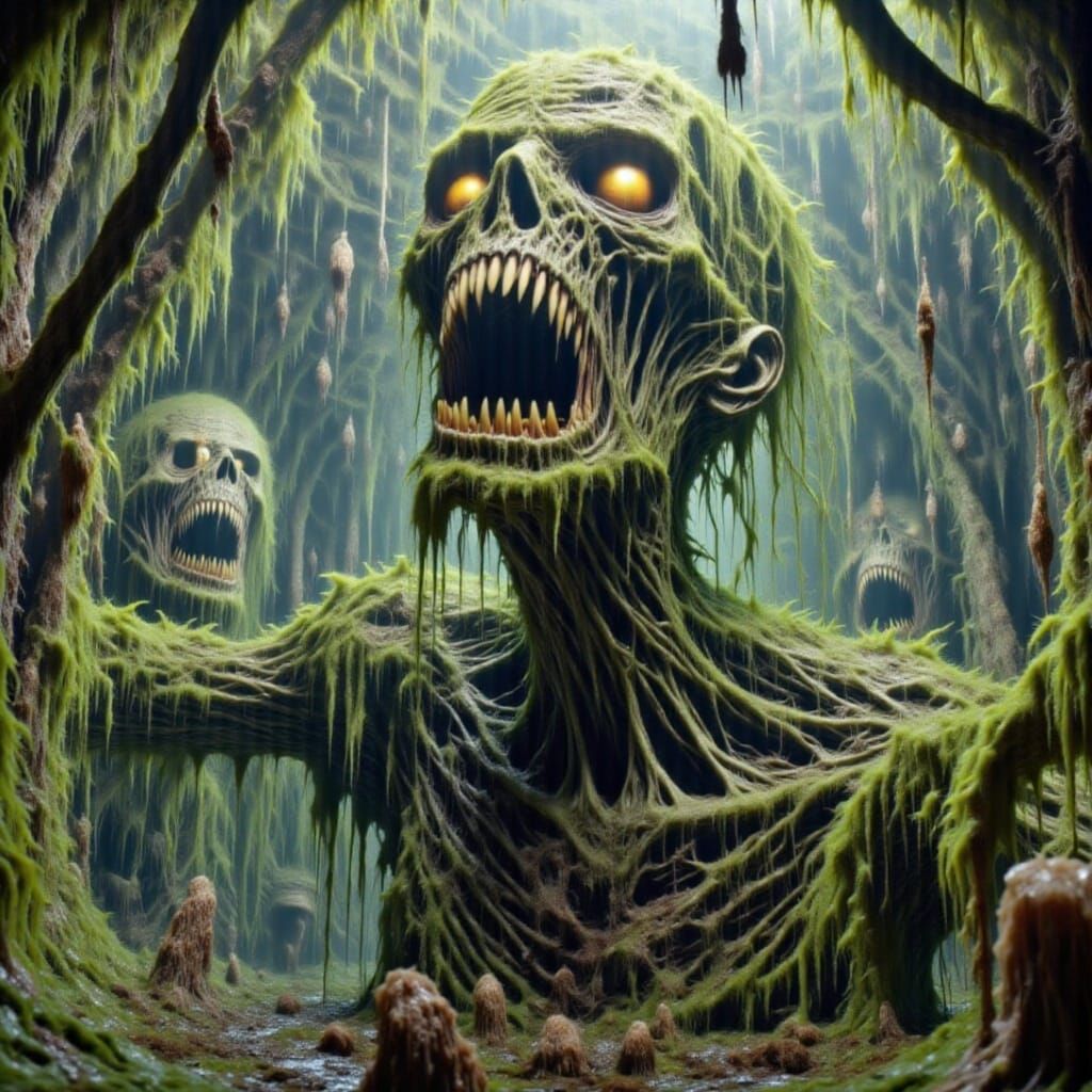 Swamp Witch Queen in Detailed Fantasy Art