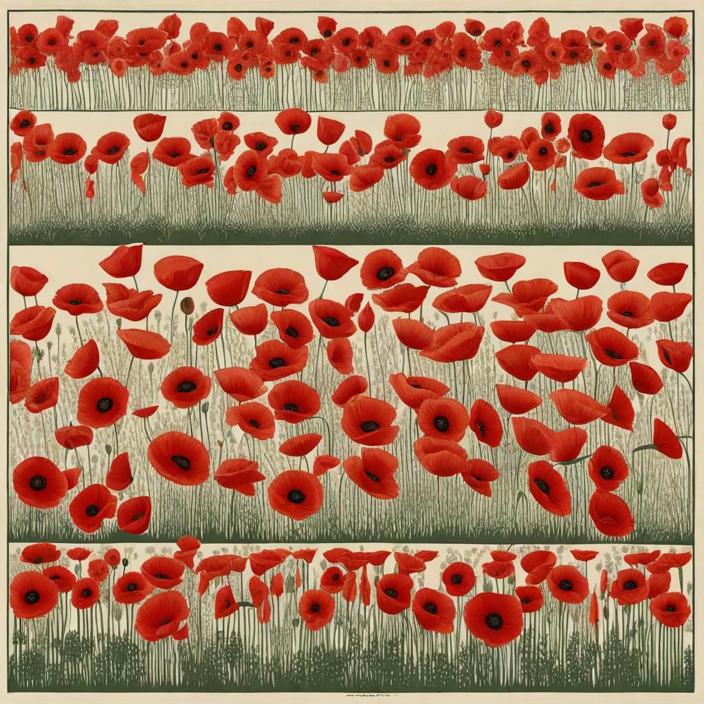 Poppies and Crosses in Flanders Fields