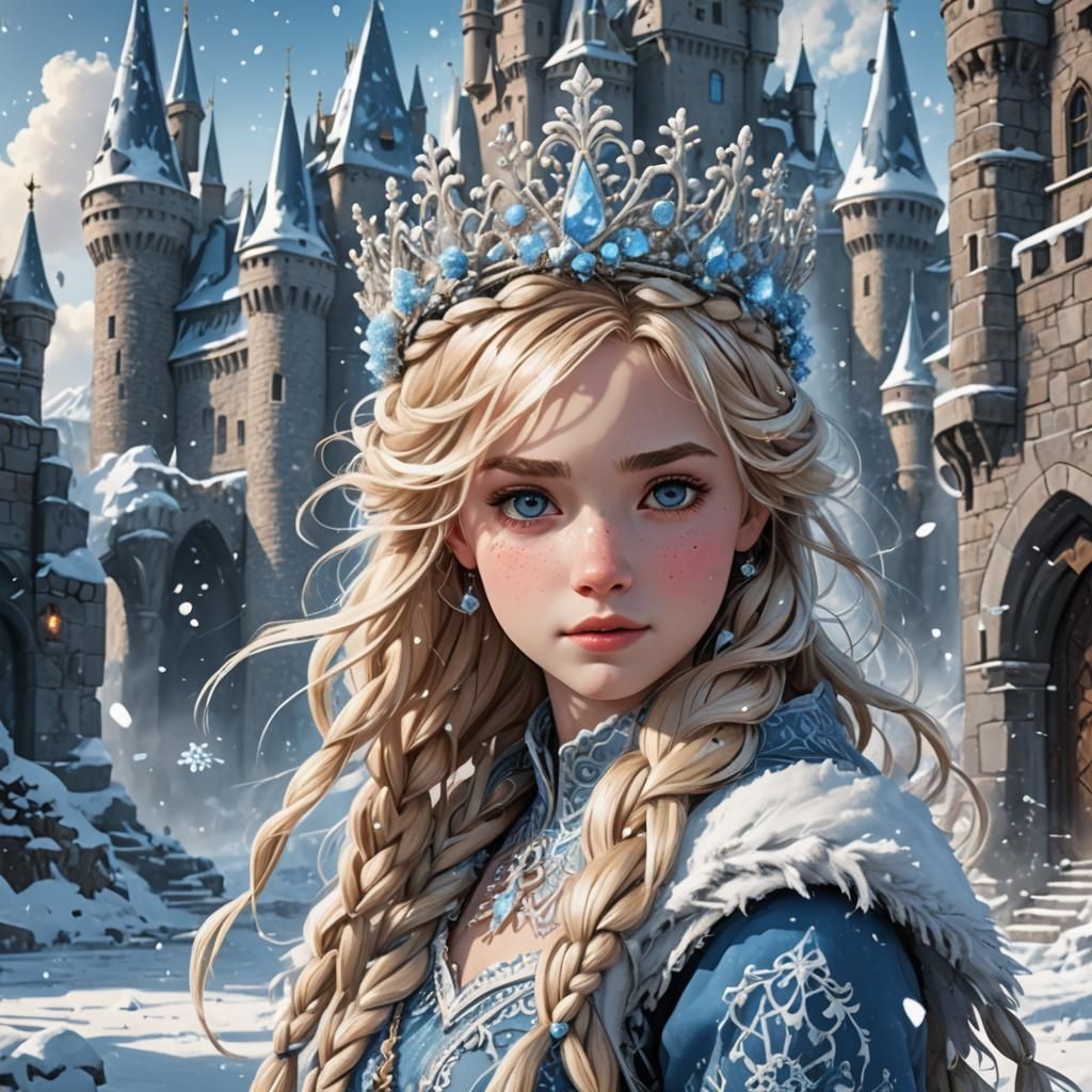 Frozen Princess After Ice Explosion, Anime Style