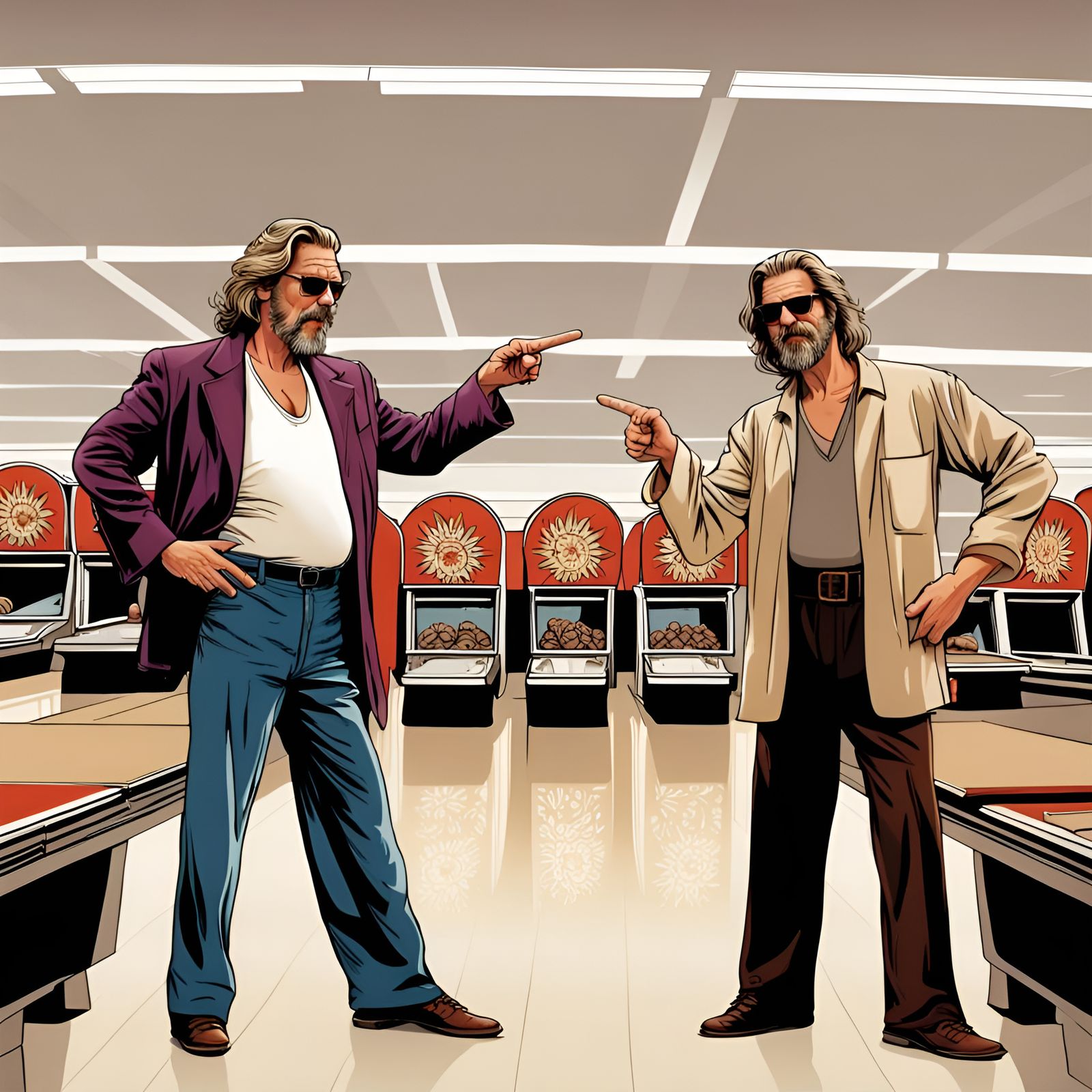 The Big Lebowski Pointing at The Big Lebowski