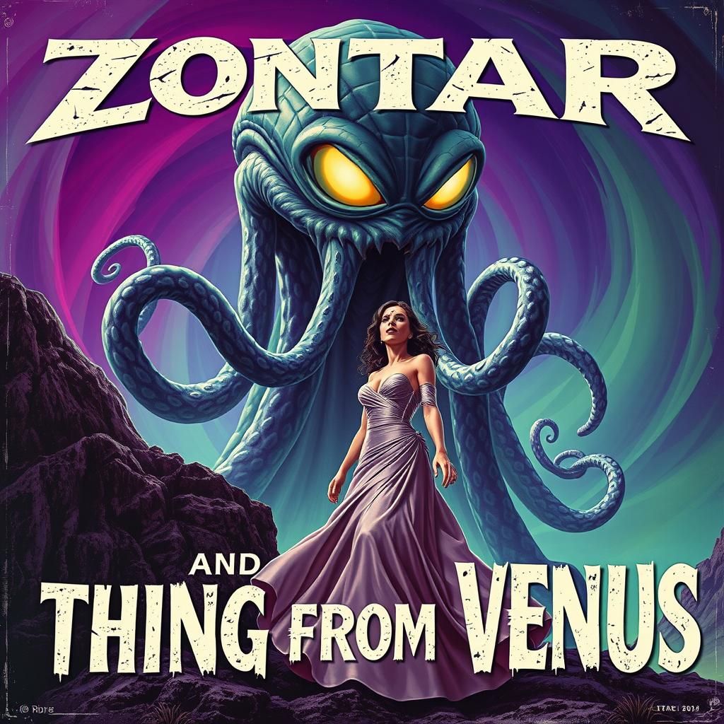 1950s Sci-Fi Movie Poster: Zontar and the Venusian Thing